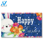 Easter Fun Bunny and Flowers Doormat - 18" x 30"