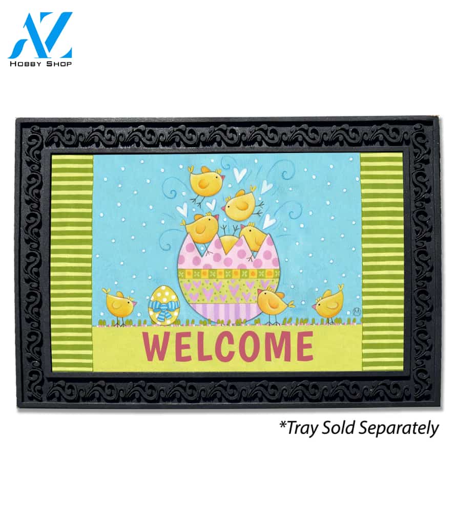 Easter Hatching Chicks Doormat - 18" x 30"