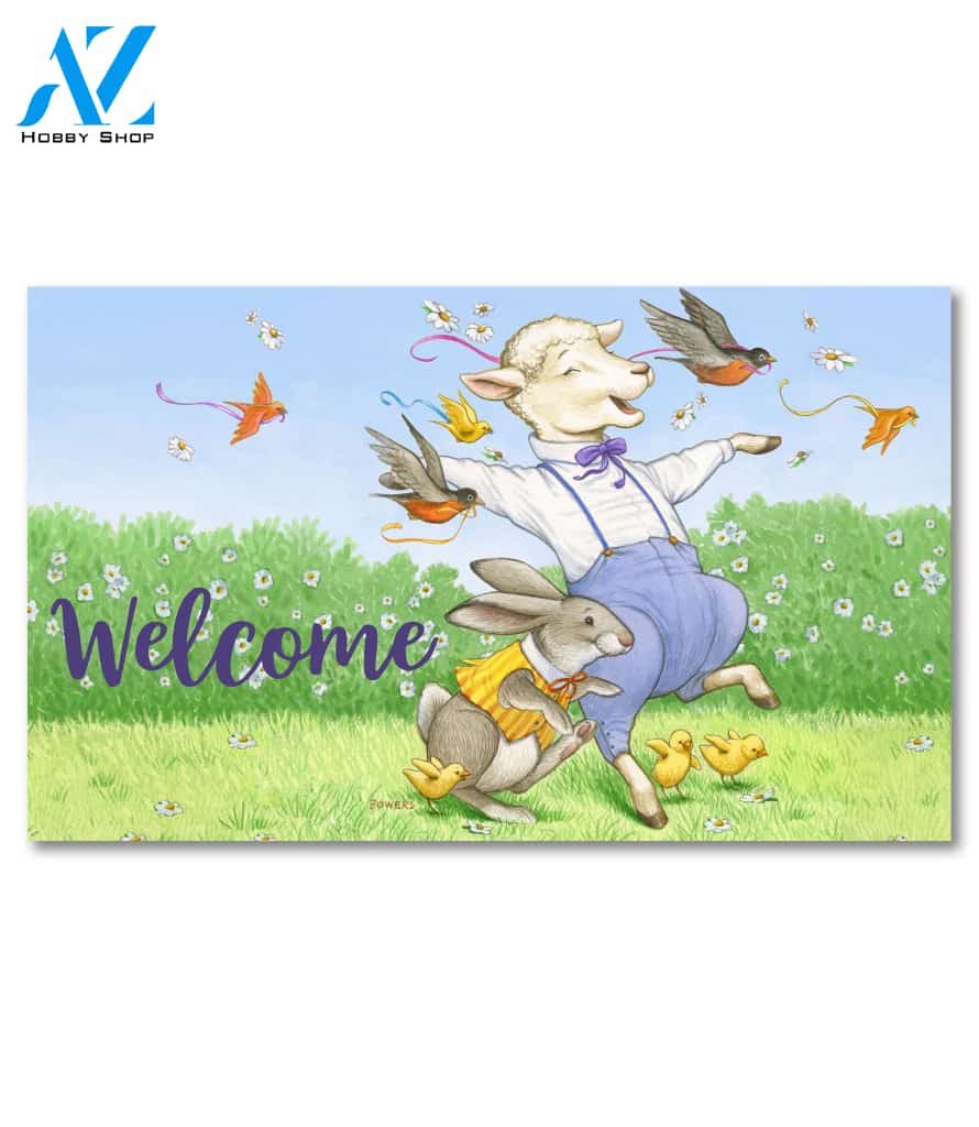 Easter Parade Doormat - 18" x 30"