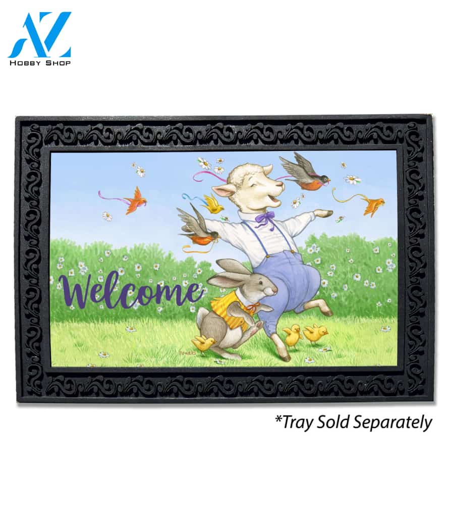 Easter Parade Doormat - 18" x 30"