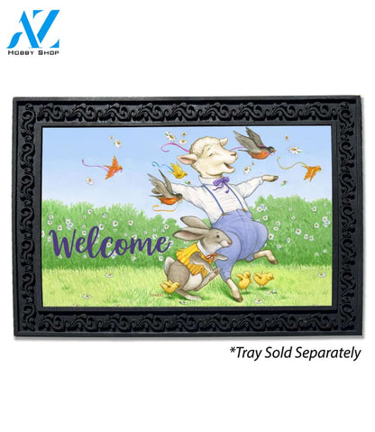 Easter Parade Doormat - 18" x 30"