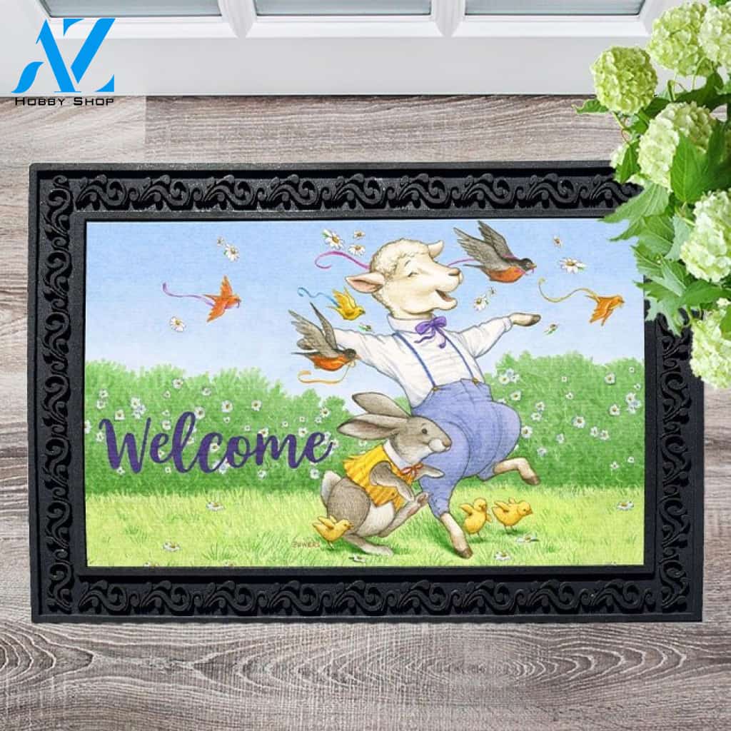 Easter Parade Doormat - 18" x 30"