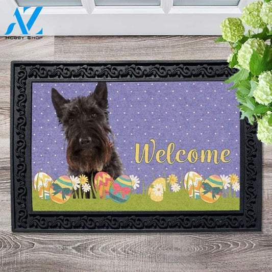 Easter Scottish Terrier Doormat - 18" x 30"