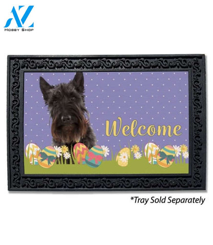 Easter Scottish Terrier Doormat - 18" x 30"