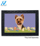 Easter Yorkie Doormat - 18" x 30"