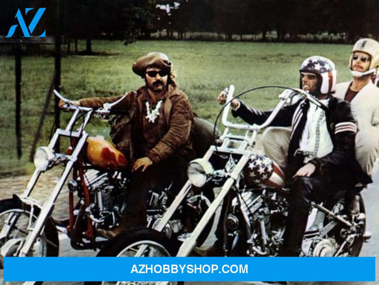 Easy Rider, Dennis Hopper, Peter Fonda, Jack Nicholson, 1969 Canvas And Poster, Wall Decor Visual Art, My Poster Wall