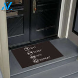 Eat Sleep Act Repeat Actors Acting Gift Doormat Welcome Mat House Warming Gift Home Decor Funny Doormat Gift Idea