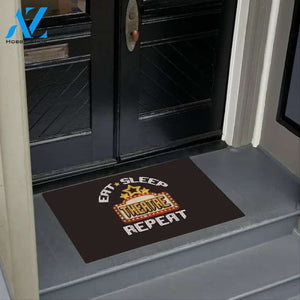 Eat Sleep Theatre Repeat Actor Actress Doormat Warm House Gift Welcome Mat Gift for Friend Family