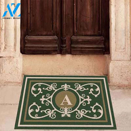 Edinburgh Estate Doormat Monogrammed Hunter Green