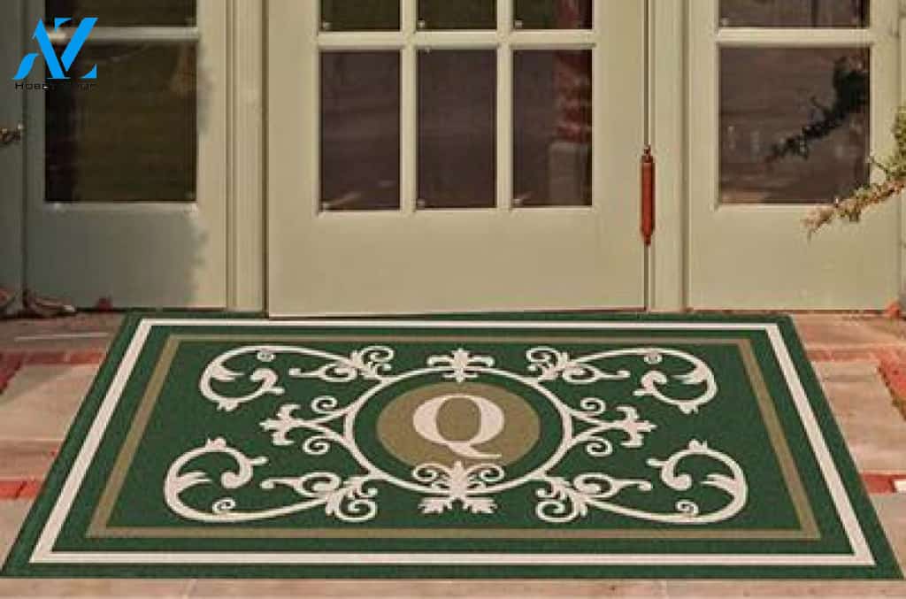 Edinburgh Estate Doormat Monogrammed Hunter Green