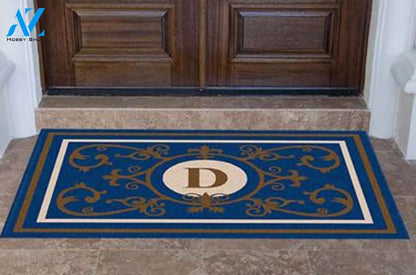 Edinburgh Estate Doormat Monogrammed Navy
