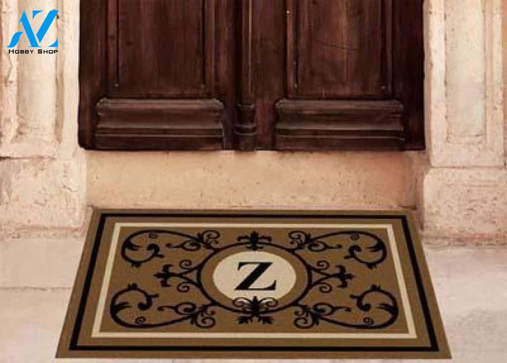 Edinburgh Estate Doormat Monogrammed Suede
