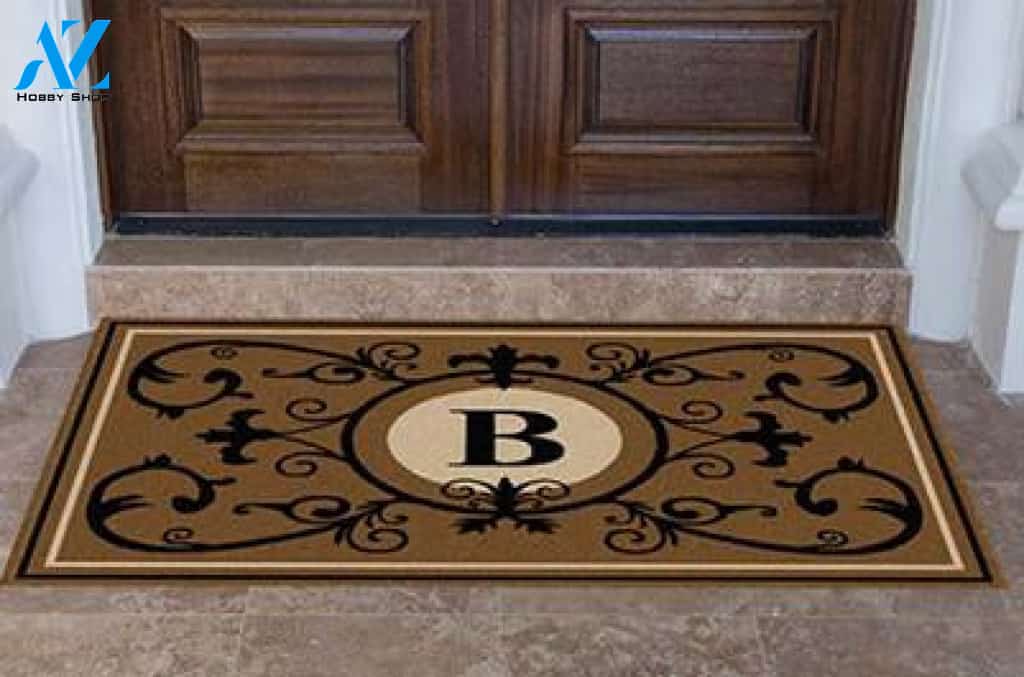 Edinburgh Estate Doormat Monogrammed Suede