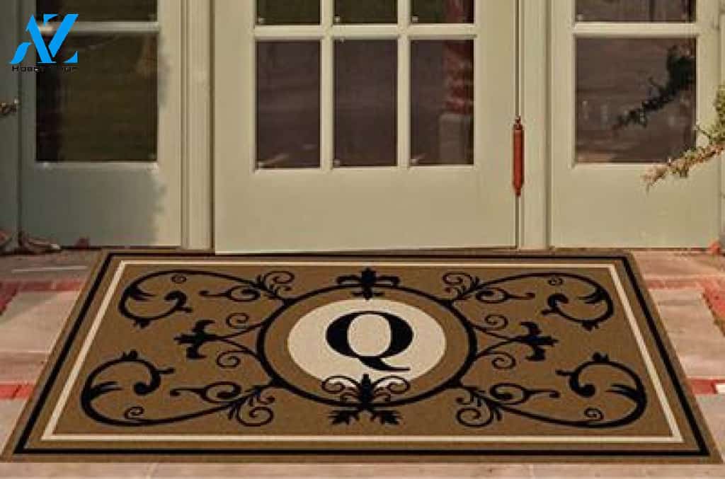 Edinburgh Estate Doormat Monogrammed Suede