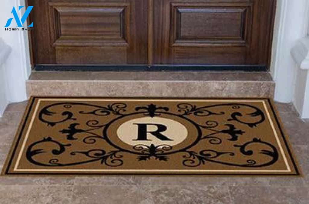 Edinburgh Estate Doormat Monogrammed Suede