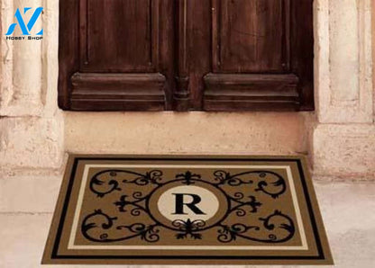 Edinburgh Estate Doormat Monogrammed Suede