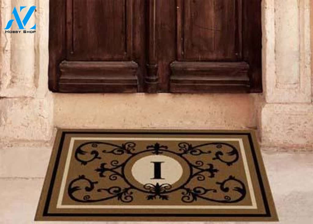 Edinburgh Estate Doormat Monogrammed Suede