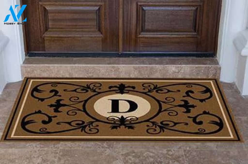 Edinburgh Estate Doormat Monogrammed Suede