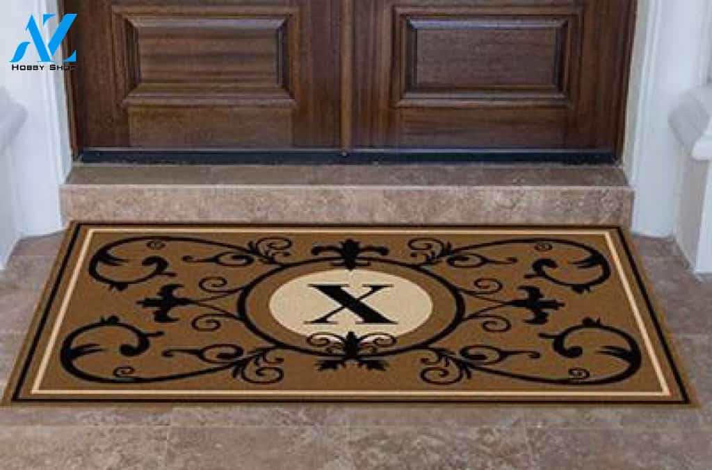 Edinburgh Estate Doormat Monogrammed Suede