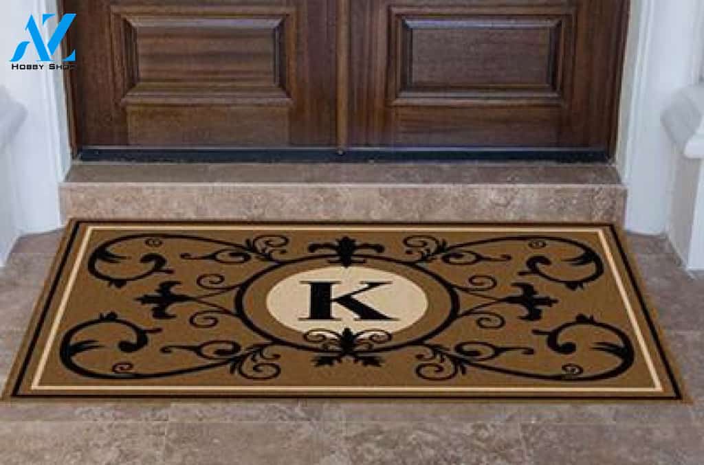 Edinburgh Estate Doormat Monogrammed Suede