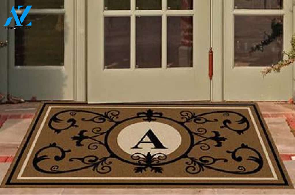 Edinburgh Estate Doormat Monogrammed Suede