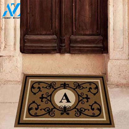 Edinburgh Estate Doormat Monogrammed Suede
