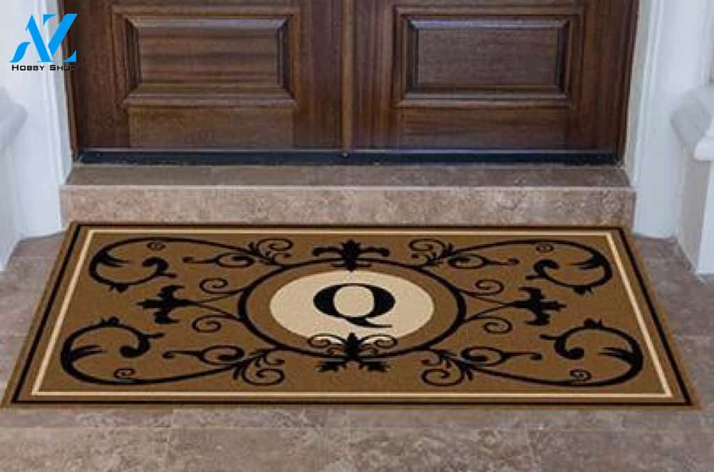 Edinburgh Estate Doormat Monogrammed Suede