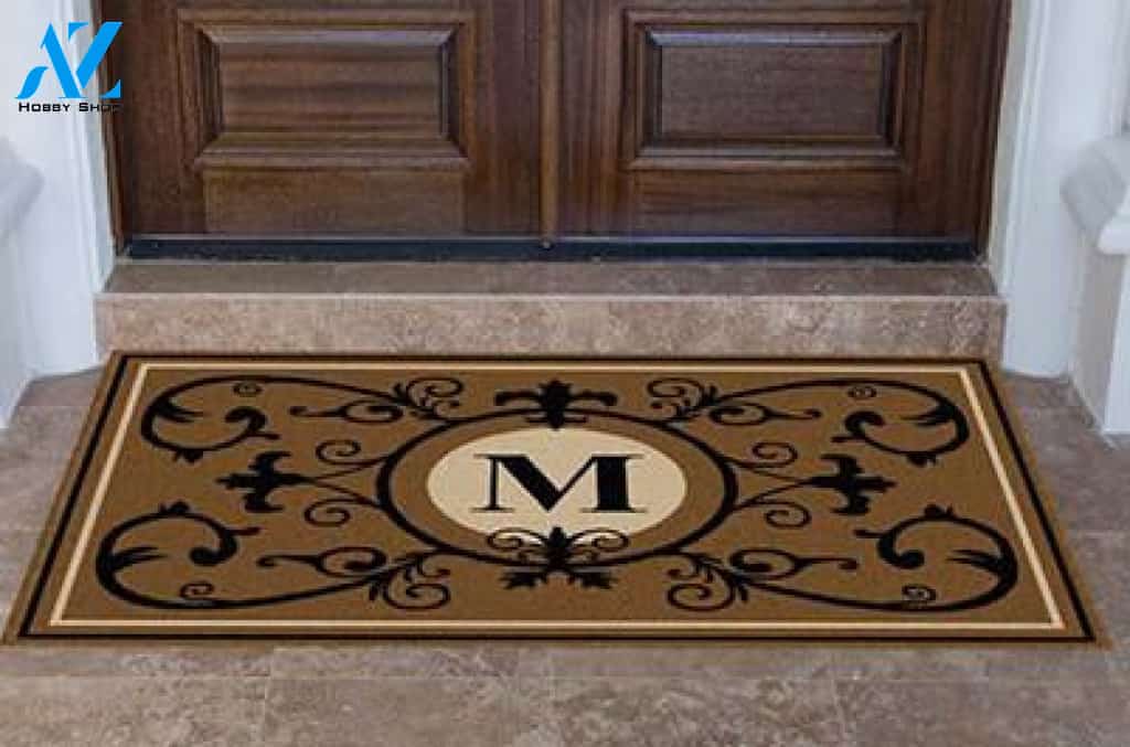 Edinburgh Estate Doormat Monogrammed Suede
