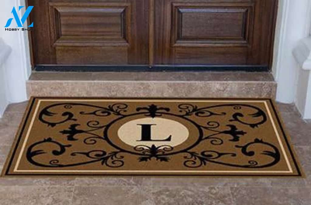 Edinburgh Estate Doormat Monogrammed Suede