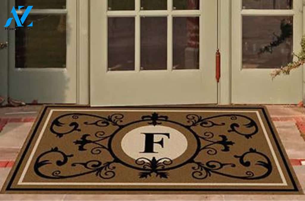 Edinburgh Estate Doormat Monogrammed Suede