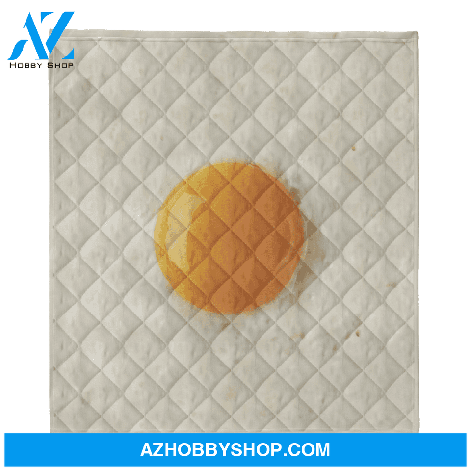 Egg 3D Printed Blanket, Funny Fleece Blanket, Food Blanket Gift For Friend Family Birthday Gift Home Decor Bedding Couch Sofa Soft and Comfy Cozy
