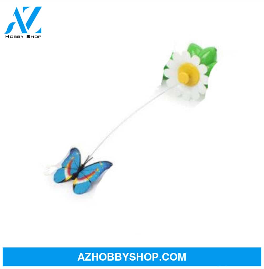 Electric Automatic Rotating Flower Pet Products Blue1 / Butterfly