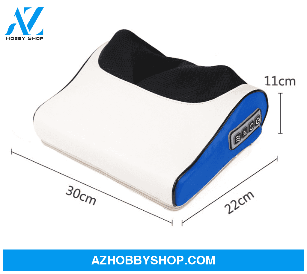 Electric Cervical Massage Pillow Bluewhite / Eucar