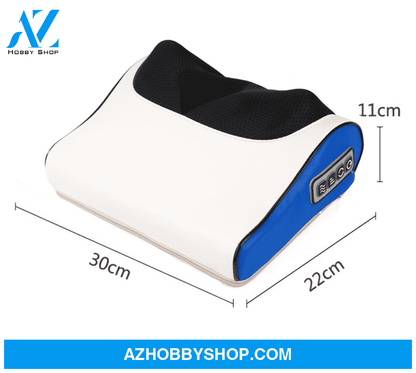 Electric Cervical Massage Pillow Bluewhite / Eucar