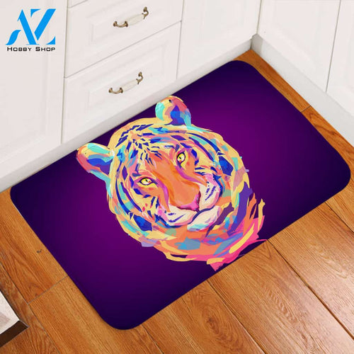 Electric Color Tiger Door Mat