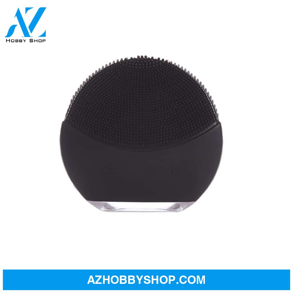 Electric Facial Cleanser Cleansing Brush Pore Cleaner Rechargeable Silicone Beauty Instrument Black