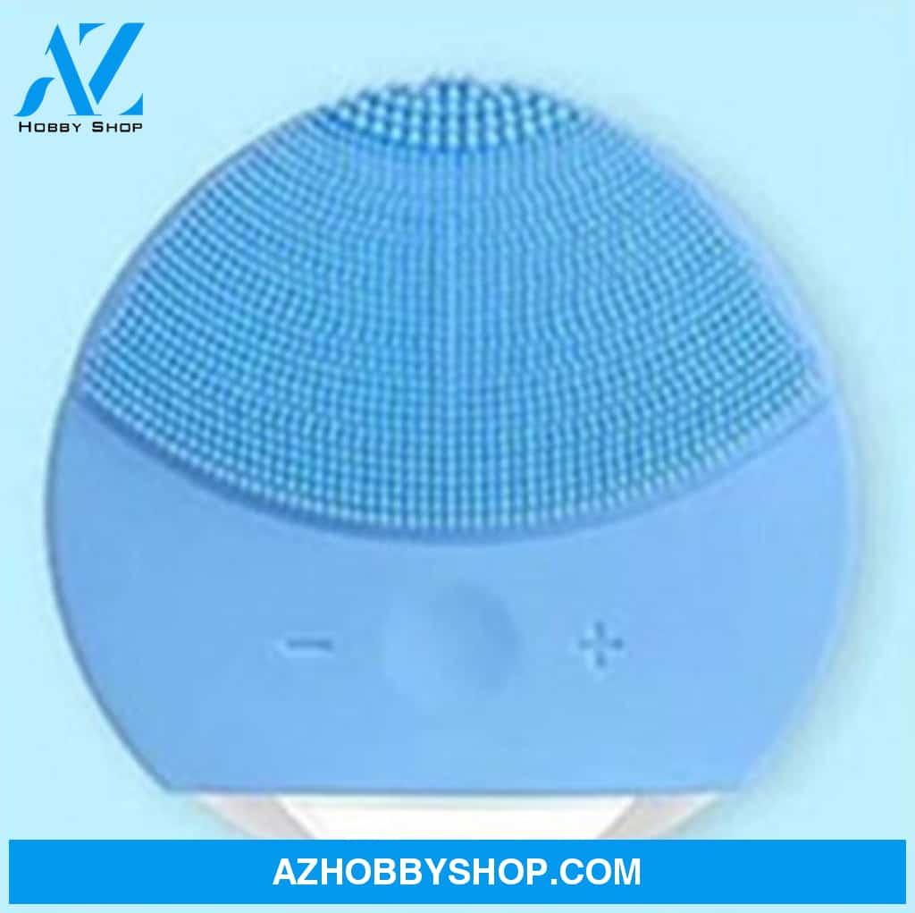 Electric Facial Cleanser Cleansing Brush Pore Cleaner Rechargeable Silicone Beauty Instrument Blue