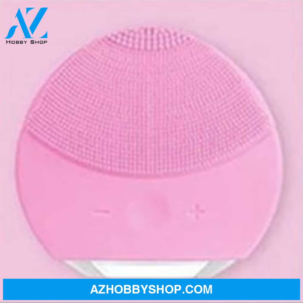 Electric Facial Cleanser Cleansing Brush Pore Cleaner Rechargeable Silicone Beauty Instrument Pink