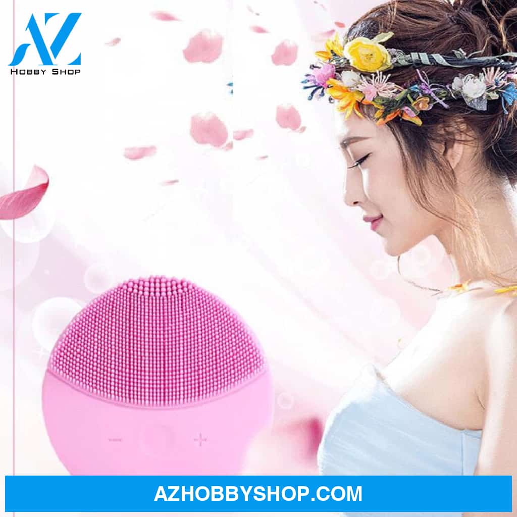 Electric Facial Cleanser Cleansing Brush Pore Cleaner Rechargeable Silicone Beauty Instrument