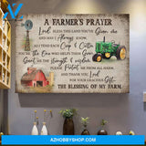 Electric tricycle - A farmer's prayer - Farm Landscape Canvas Prints - Wall Art