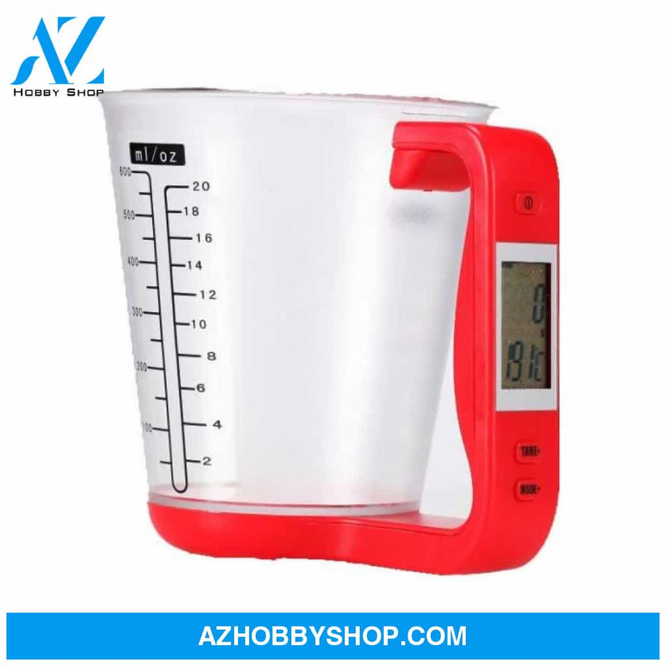 Electronic Scale Measuring Cup Kitchen Scales Red