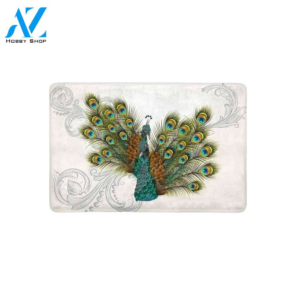 Elegant Green Doormat Welcome Mat House Warming Gift Home Decor Funny Doormat Gift Idea