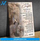 Elephant Canvas Gift For Daughter - Hanging Art For Bedroom