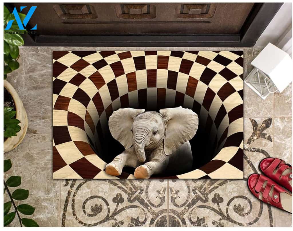 Elephant Doormat Welcome Mat Housewarming Gift Home Decor Gift For Elephant Lovers Funny Doormat Gift For Family