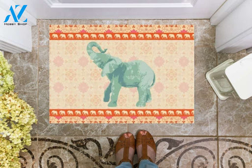Elephant Doormat Welcome Mat Housewarming Gift Home Decor Funny Doormat Gift Idea For Elephant Lovers Gift For Friend Birthday Gift