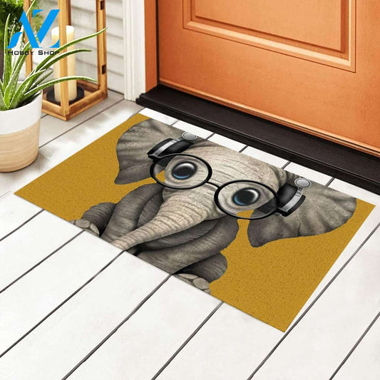 Elephant Doormat Welcome Mat Housewarming Gift Home Decor Funny Doormat Gift Idea For Elephant Lovers Gift For Friend Family