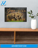 Elephant Grow Old Along With Me Canvas Prints, Wall Decor Visual Art