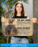 Elephant To My Son Canvas Wall Art, Wall Decor Visual Art