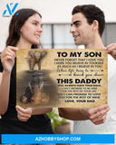 Elephant To My Son Canvas Wall Art, Wall Decor Visual Art