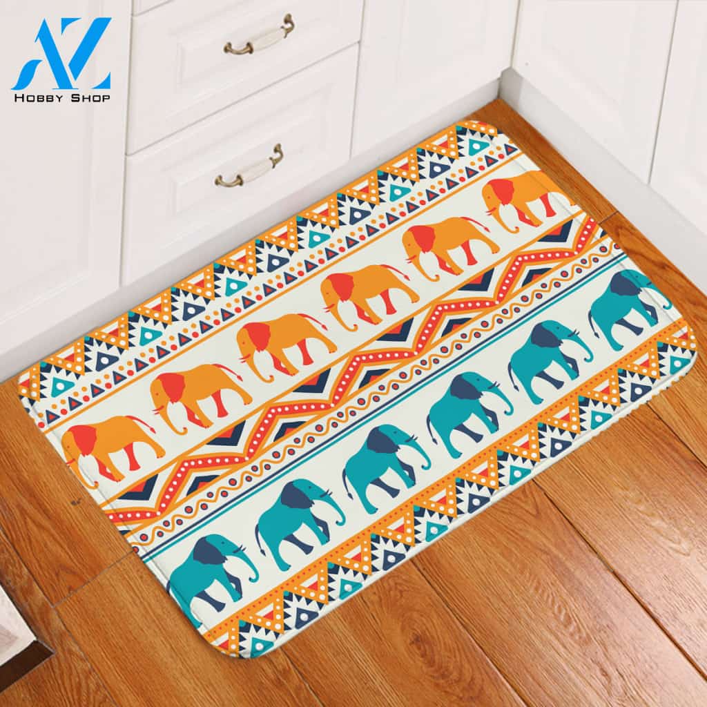 Elephant Trail Door Mat